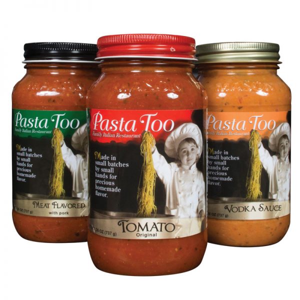 Retailer List Pasta Too Sauce